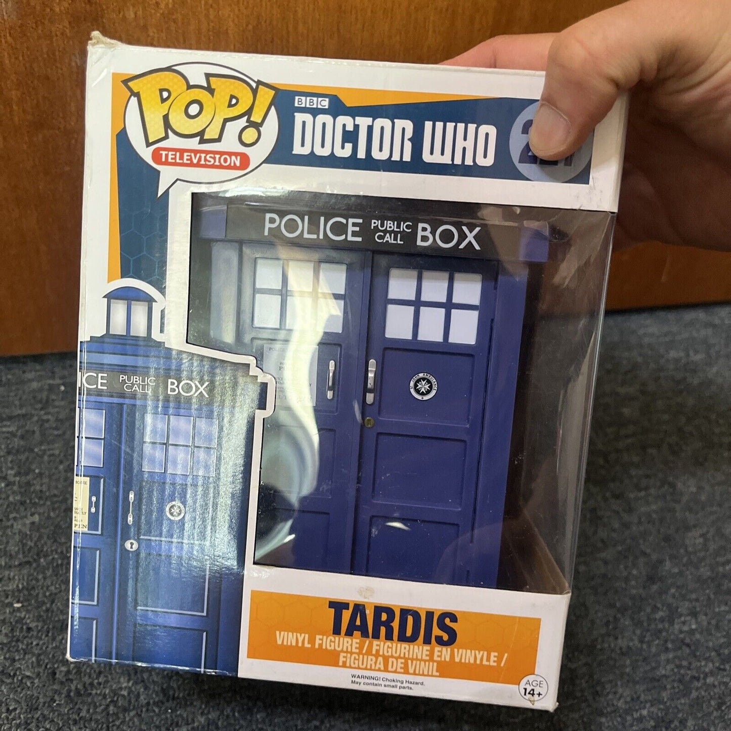 Dr Who Blue Tardis 6" #227 Pop! TV Vinyl Funko