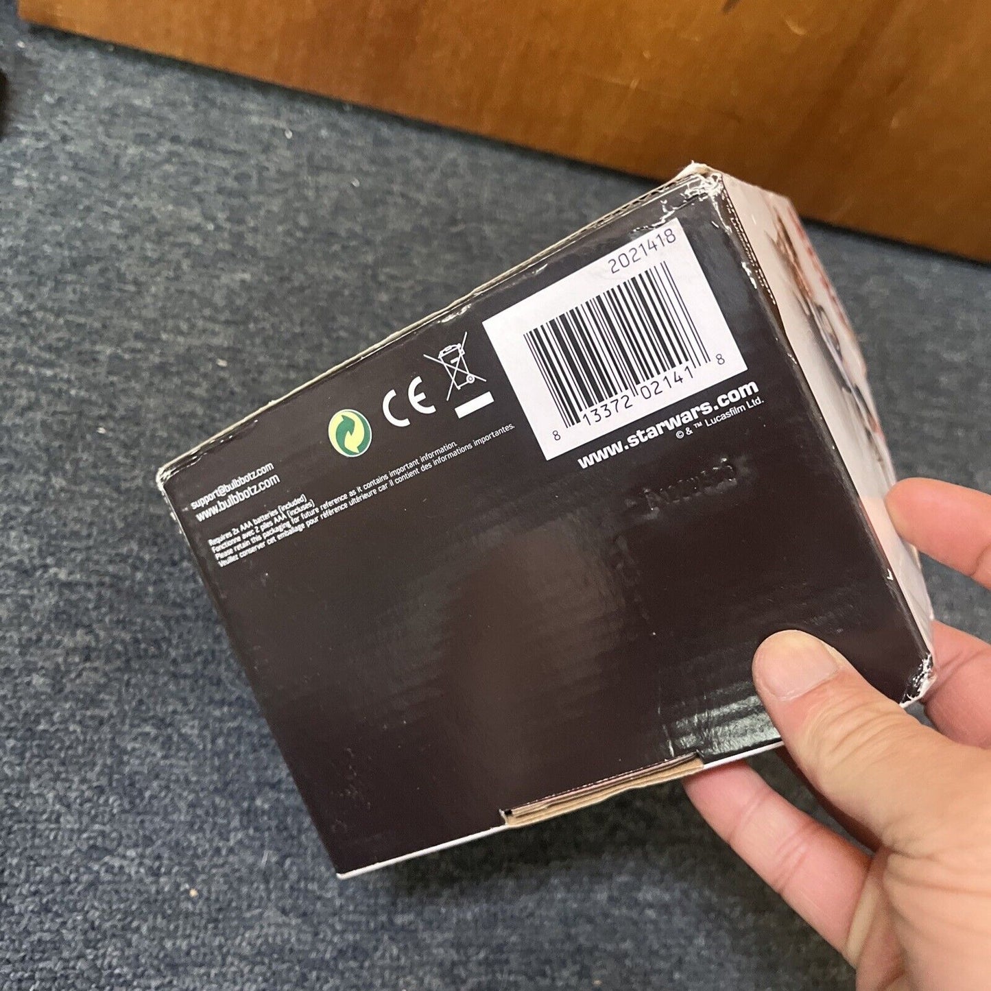 C3PO Star Wars Disney Bulbotz Alarm Clock + Night Light with Voice Sounds