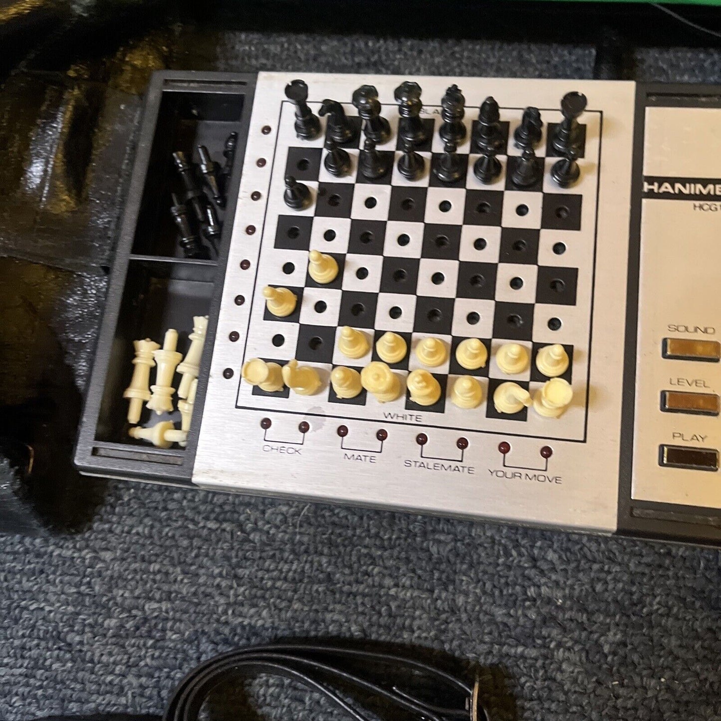 Hanimex HCG 1500 Computer Electronic Chess Board Game Complete