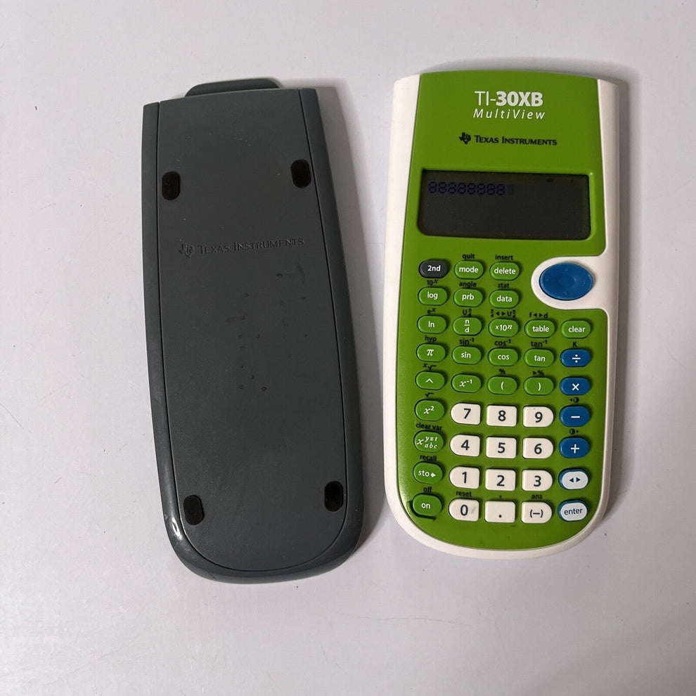 Texas Instruments 30xb Texas Instruments TI-30XB MultiView Scientific Calculator Green – Retro ...