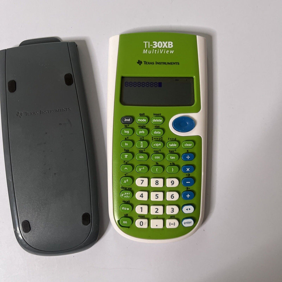 Texas Instruments 30xb Texas Instruments TI-30XB MultiView Scientific Calculator Green – Retro ...
