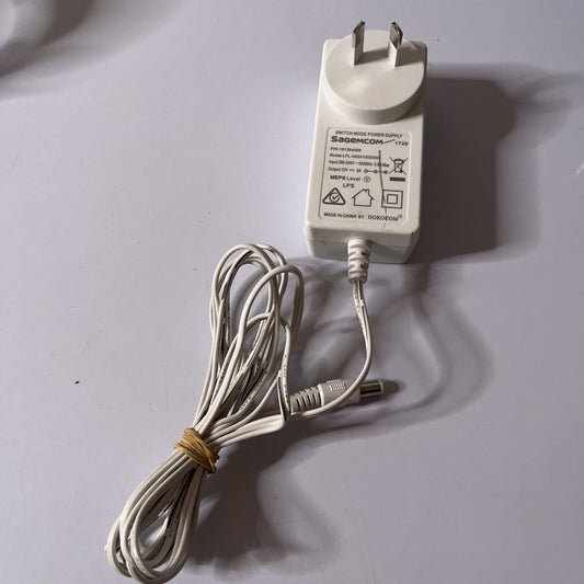 Genuine Sagemcom AC Adapter LPL-H024120200IL Power Supply 12V 2A for WiFi Router
