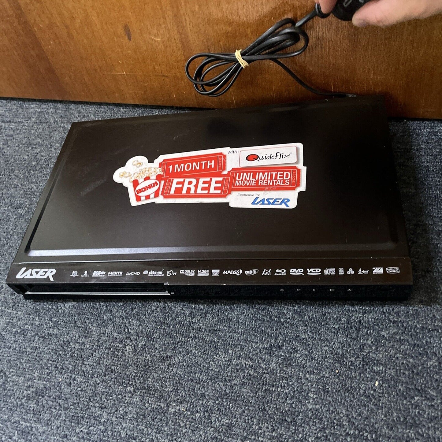 Laser 3D Blu-ray Disc Player All Regions BLU-BD10803D *No Remote & Tray Cover*