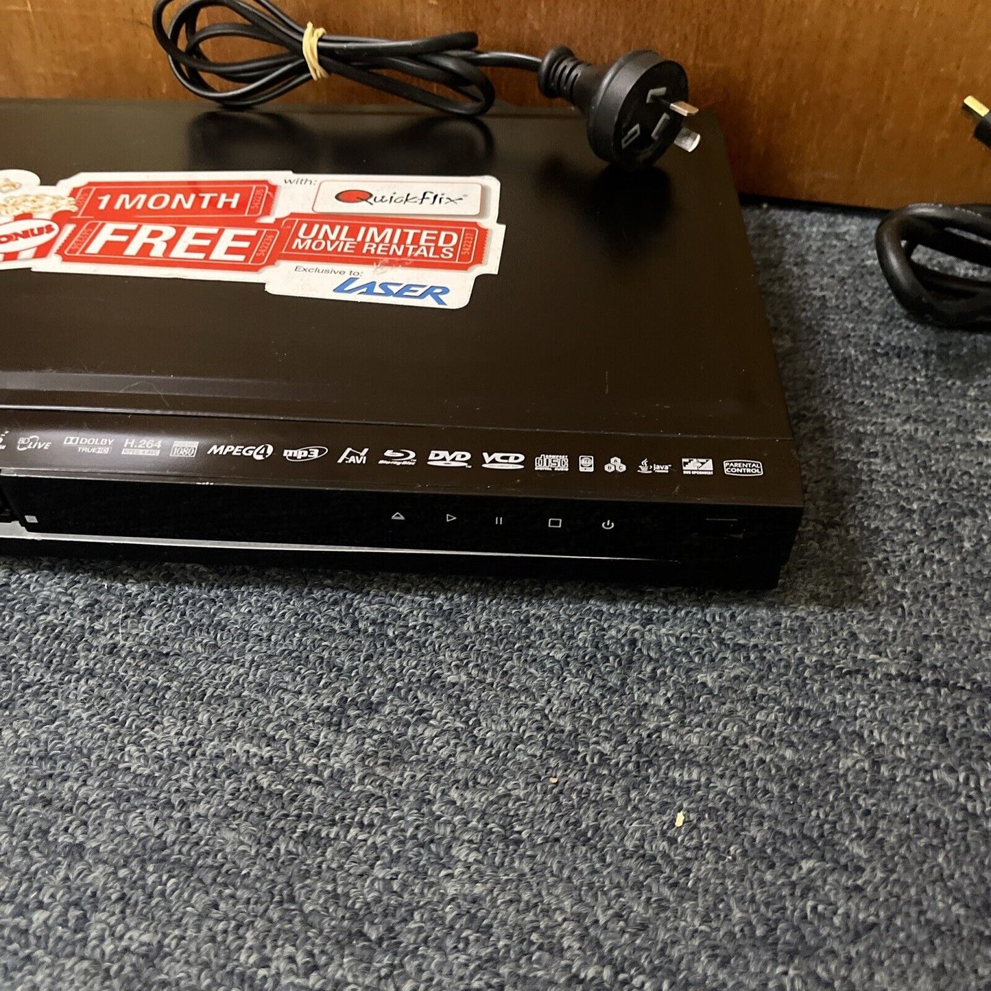 Laser 3D Blu-ray Disc Player All Regions BLU-BD10803D *No Remote & Tray Cover*