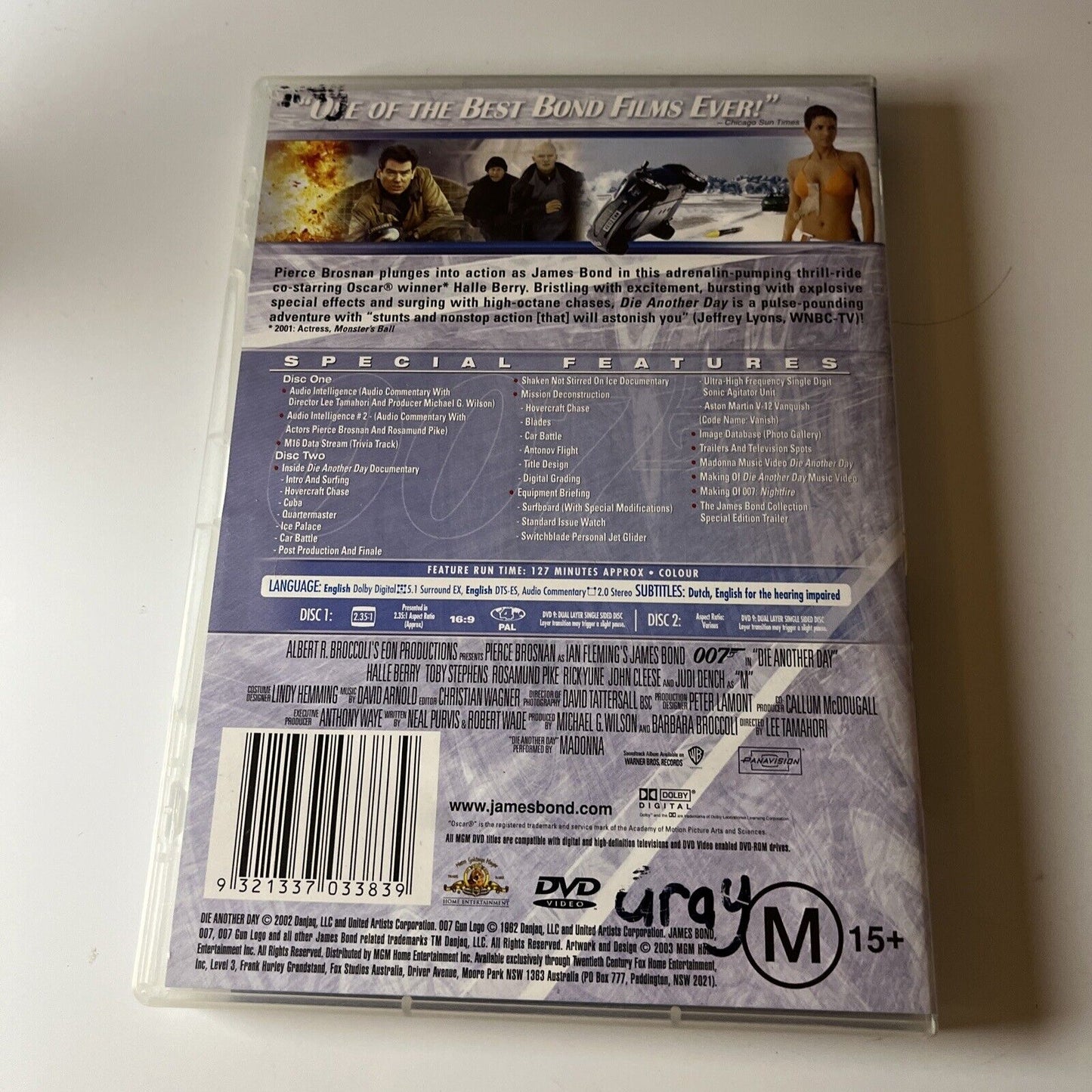 Die Another Day - Special Edition (DVD, 2002, 2-Disc) Region 4