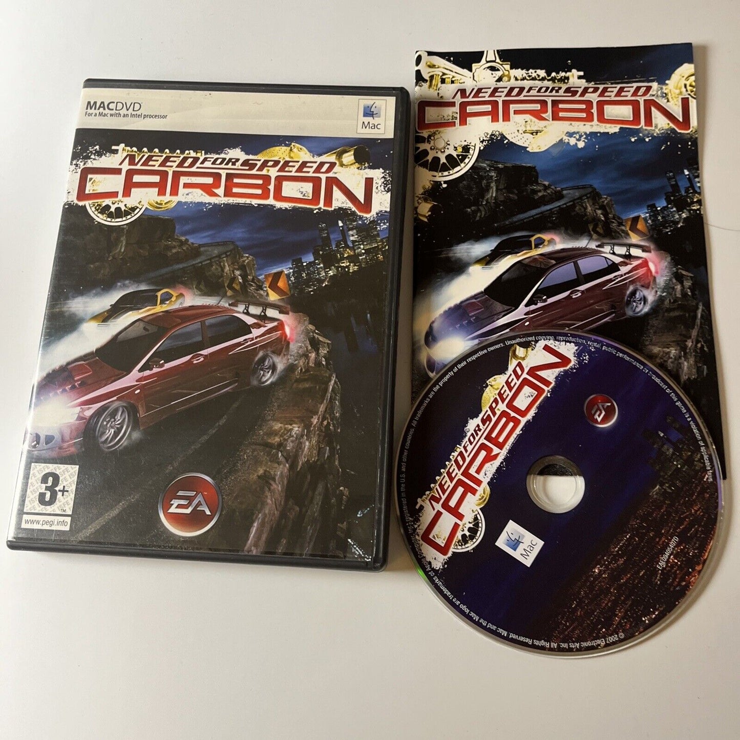 Need For Speed Carbon  Apple Mac DVD-ROM Racing Game Complete