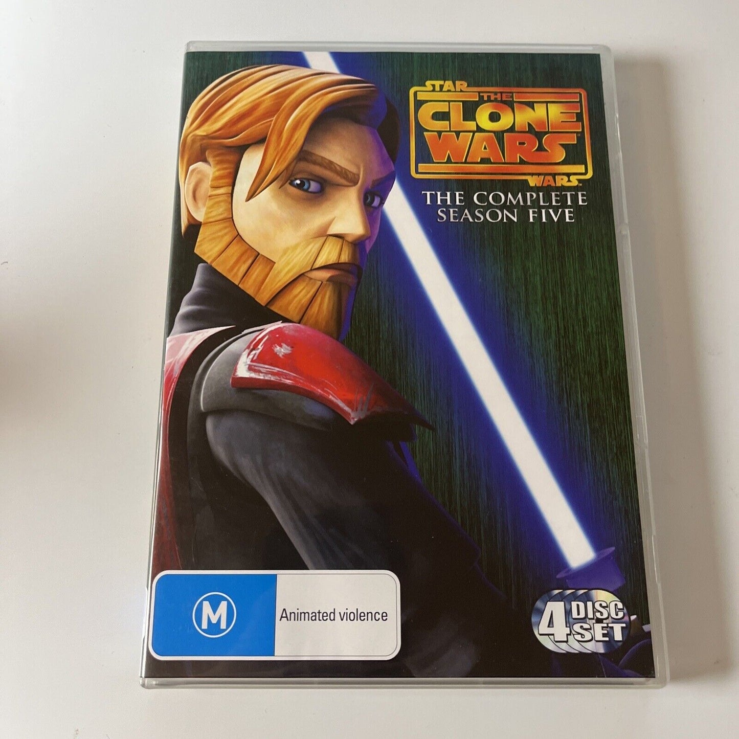 Star Wars The Clone Wars Animated Series - Season 5 (DVD, 2013, 4-Disc) Region 4