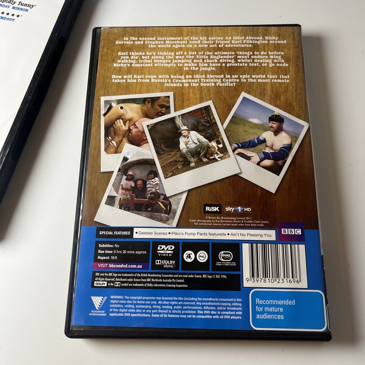 An Idiot Abroad : Complete Series 1,2,3 (DVD, 2012, 5-Disc) Region 4