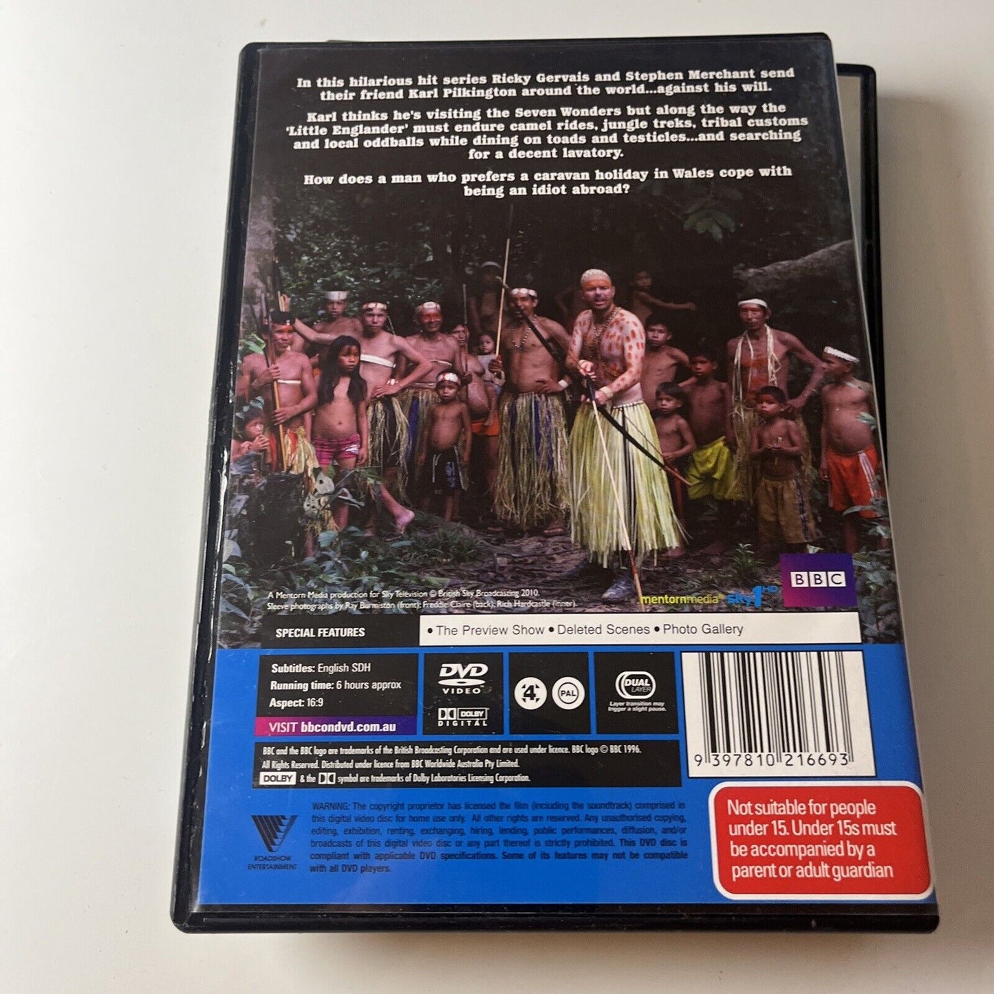 An Idiot Abroad : Complete Series 1,2,3 (DVD, 2012, 5-Disc) Region 4