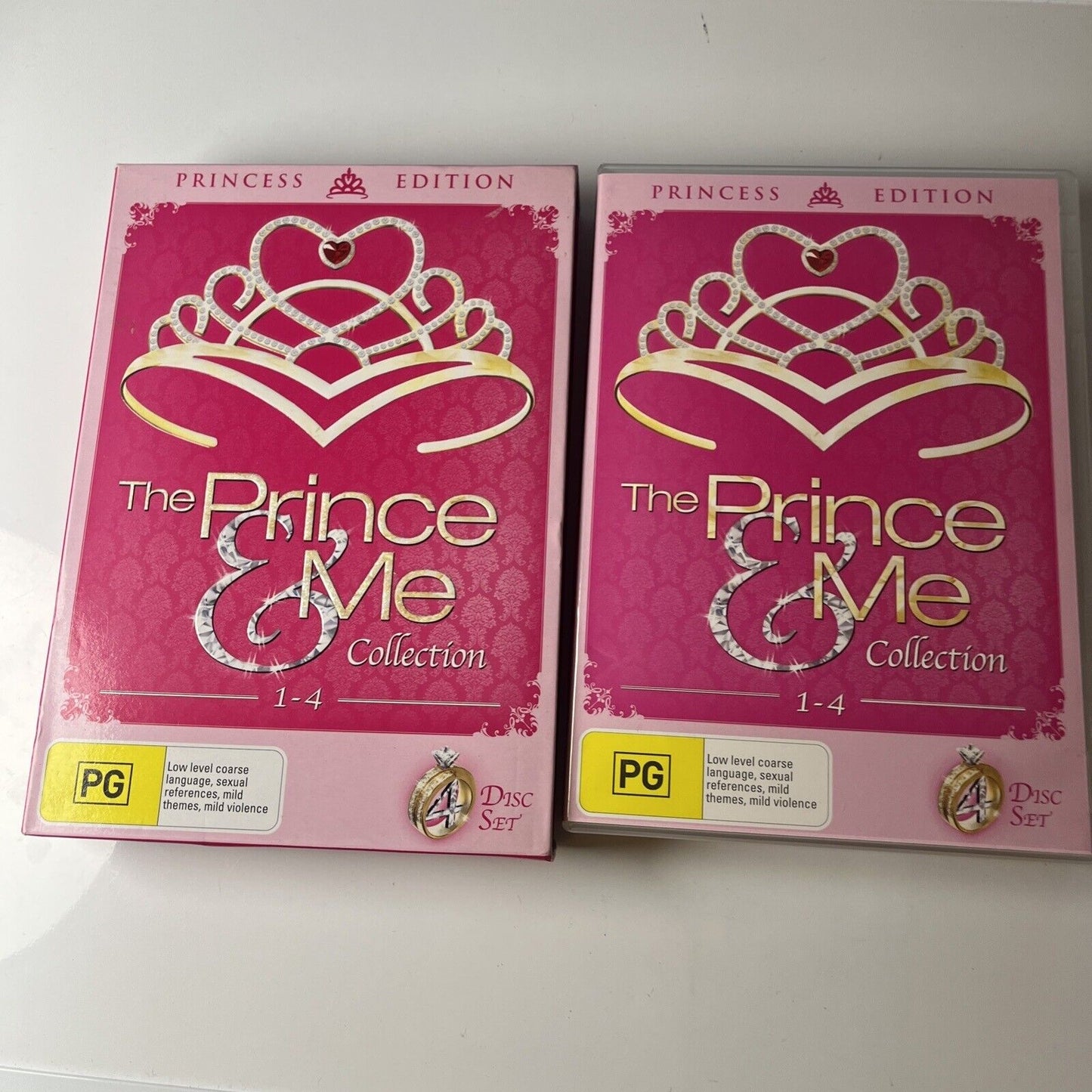 The Prince & Me Collection 1-4 Princess Edition (DVD,2010, 4-Disc) Region 4