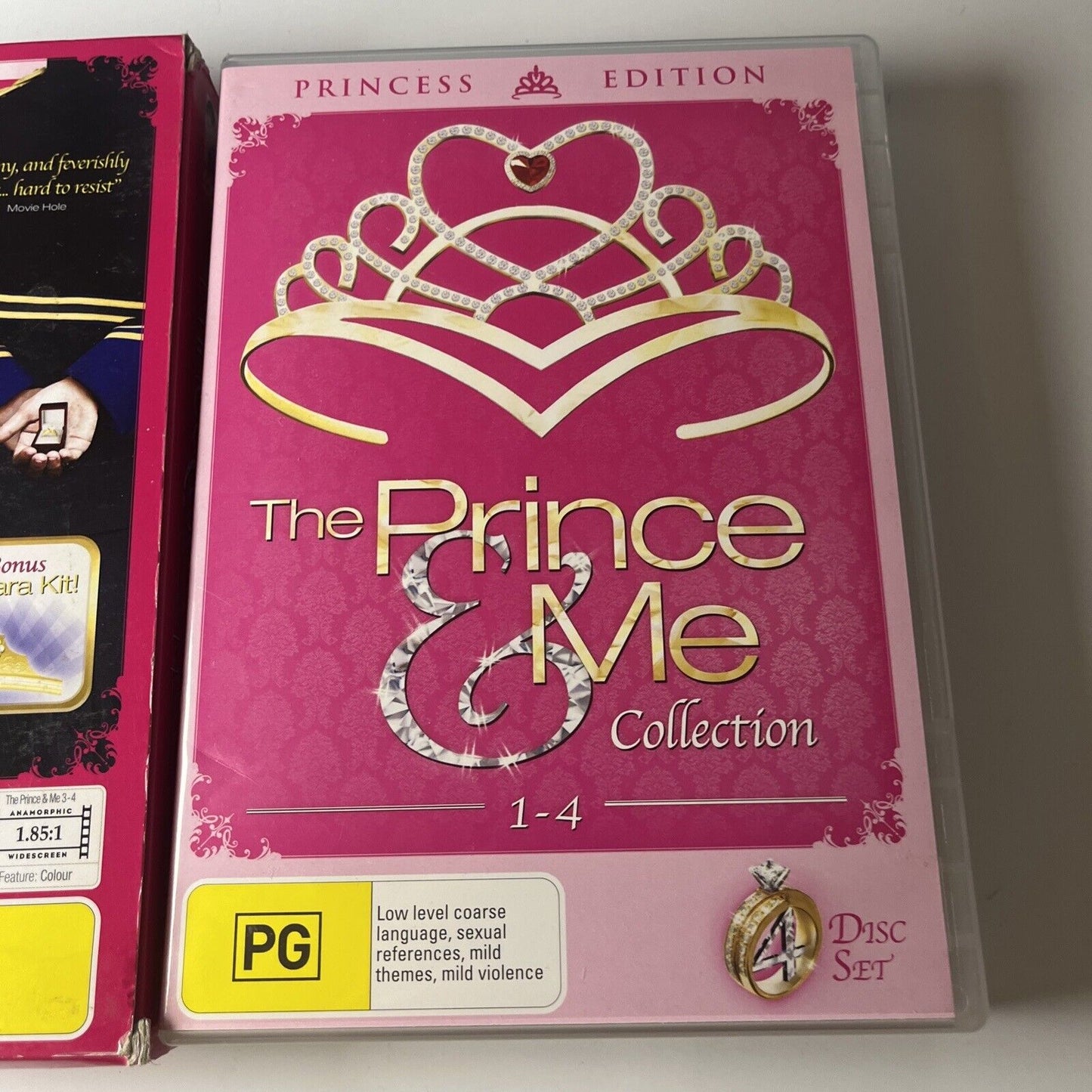 The Prince & Me Collection 1-4 Princess Edition (DVD,2010, 4-Disc) Region 4