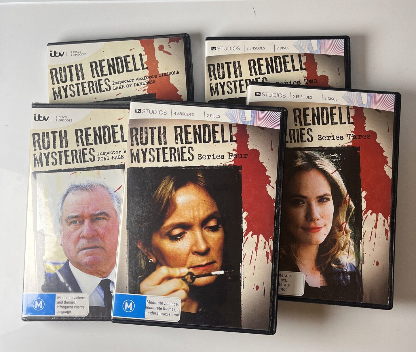 Ruth Rendell Mysteries : Series 2, 3, 4 + 4 Episodes (DVD, 10-Disc) Region 4 NEW