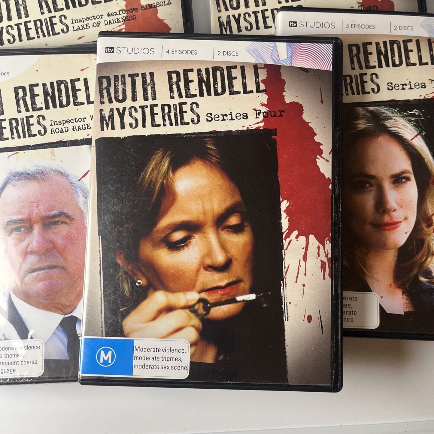 Ruth Rendell Mysteries : Series 2, 3, 4 + 4 Episodes (DVD, 10-Disc) Region 4 NEW