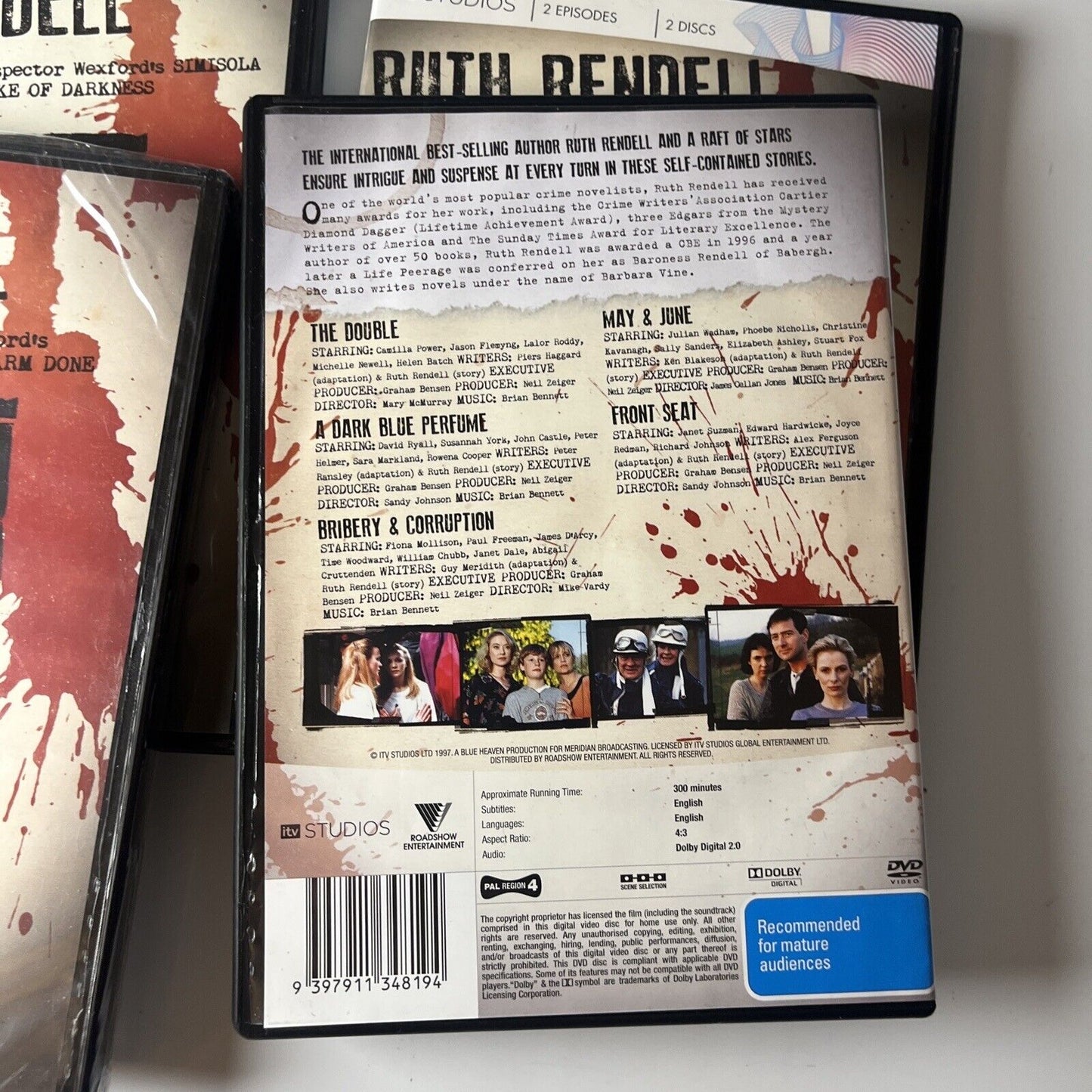 Ruth Rendell Mysteries : Series 2, 3, 4 + 4 Episodes (DVD, 10-Disc) Region 4 NEW