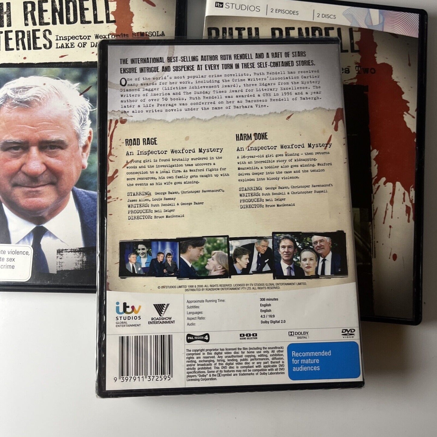 Ruth Rendell Mysteries : Series 2, 3, 4 + 4 Episodes (DVD, 10-Disc) Region 4 NEW