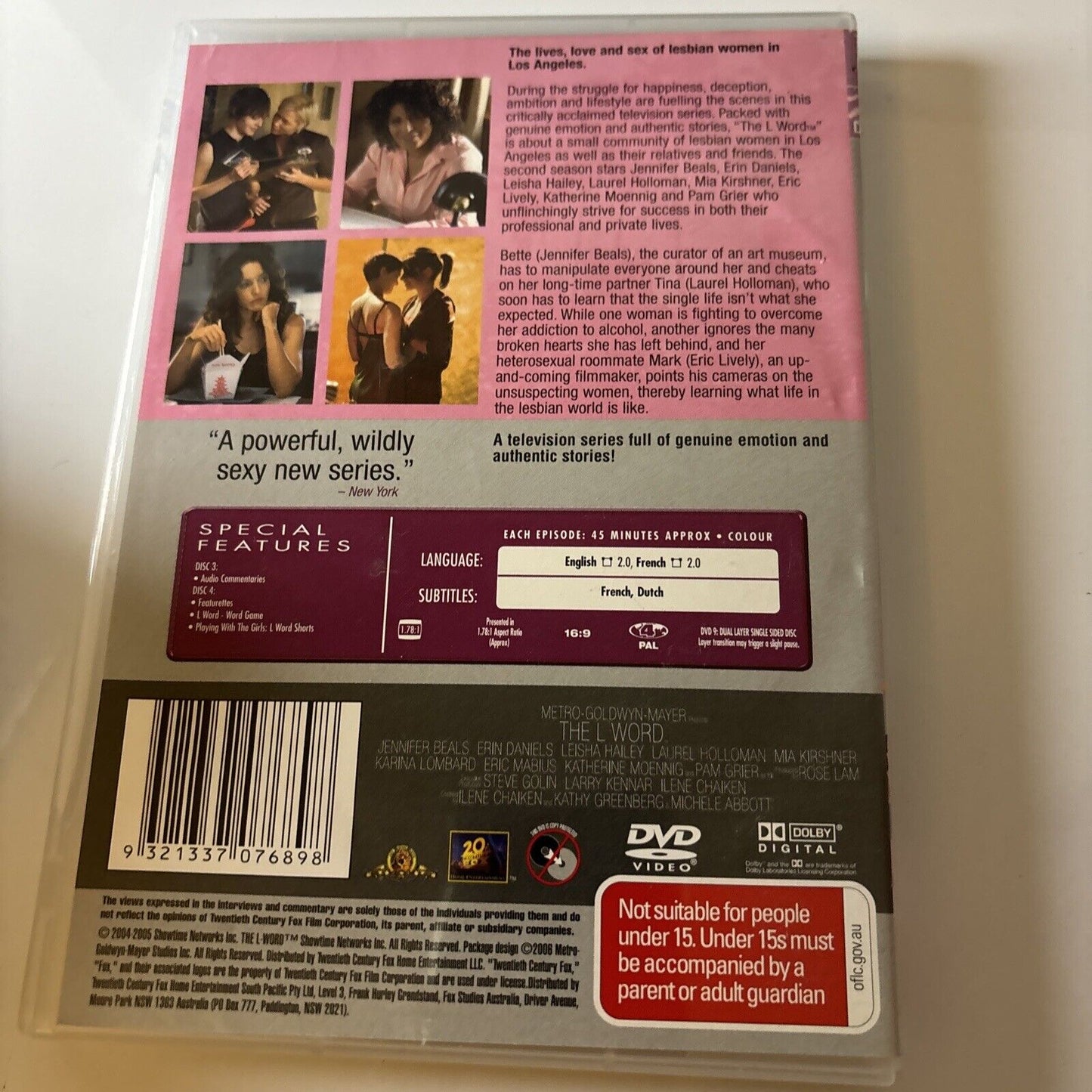 The L Word : Season 1 2 3 4 5 (DVD, 2004, 20-Disc) Region 4