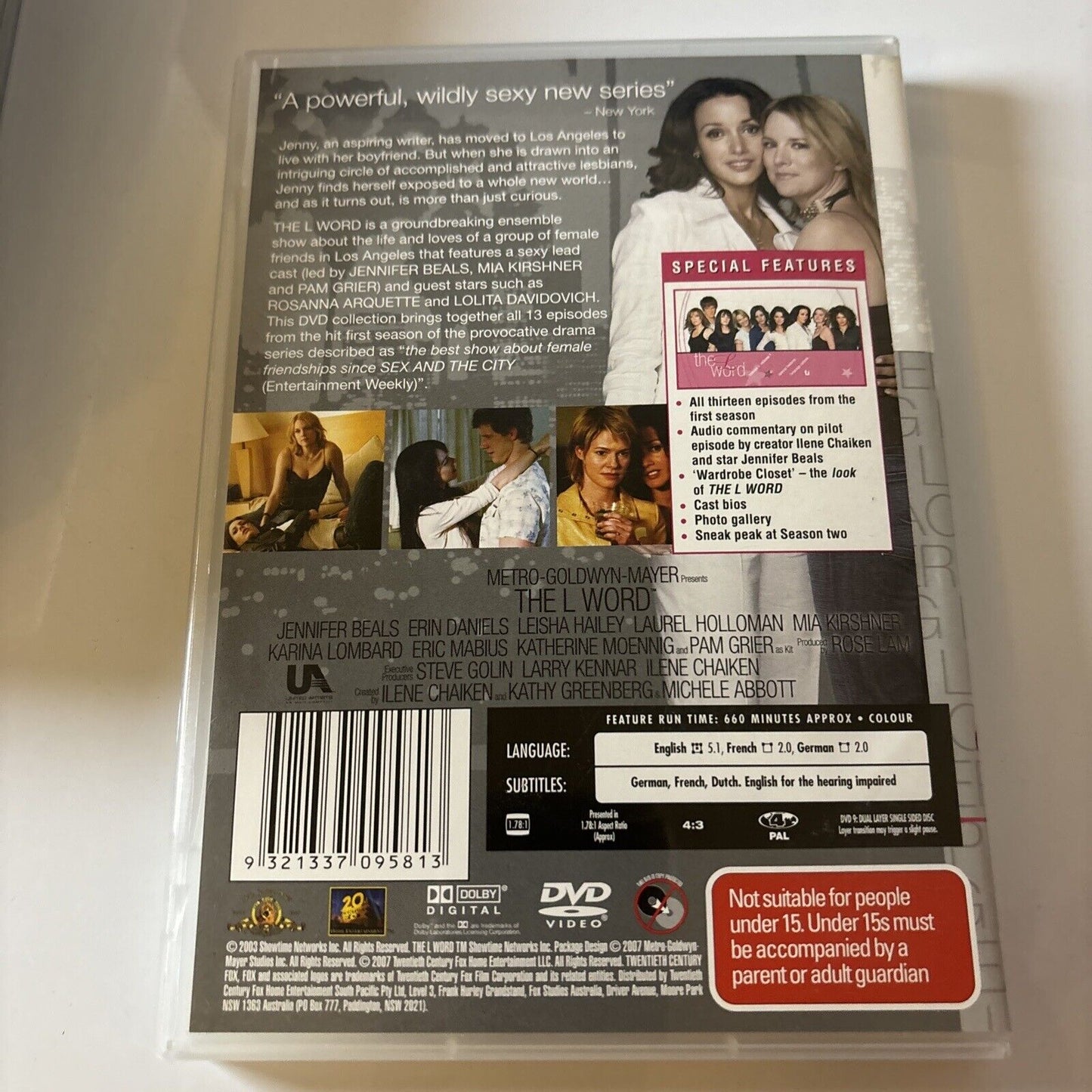The L Word : Season 1 2 3 4 5 (DVD, 2004, 20-Disc) Region 4
