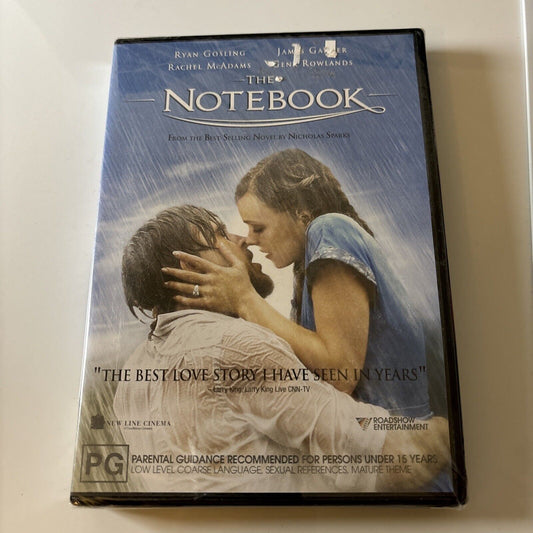 The Notebook (DVD, 2004) Rachel McAdams, Ryan Gosling Region 4 *New Sealed*