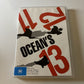 Ocean's Trilogy - Ocean's 11 12 13 (DVD, 2009) Brad Pitt  Region4 NEW
