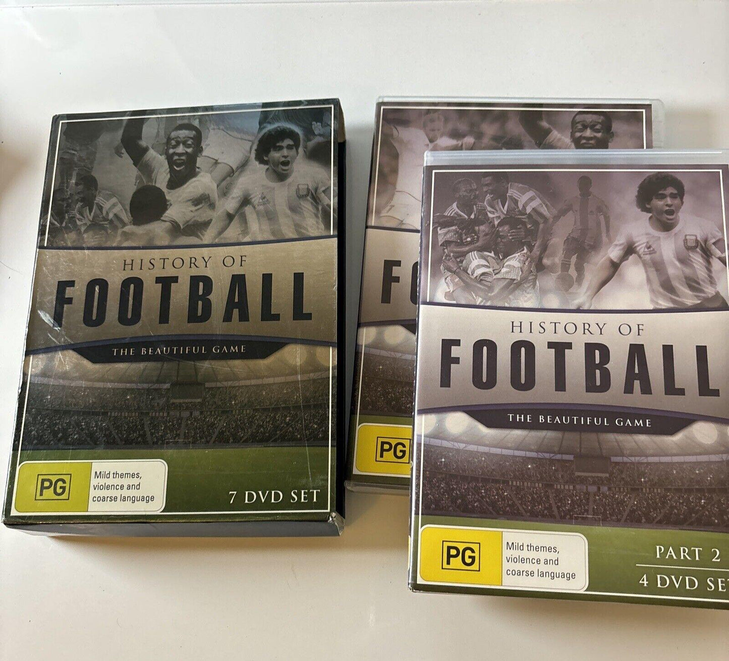 History Of Football - The Beautiful Game (DVD,2002, 7-Disc) Documentary Region 4