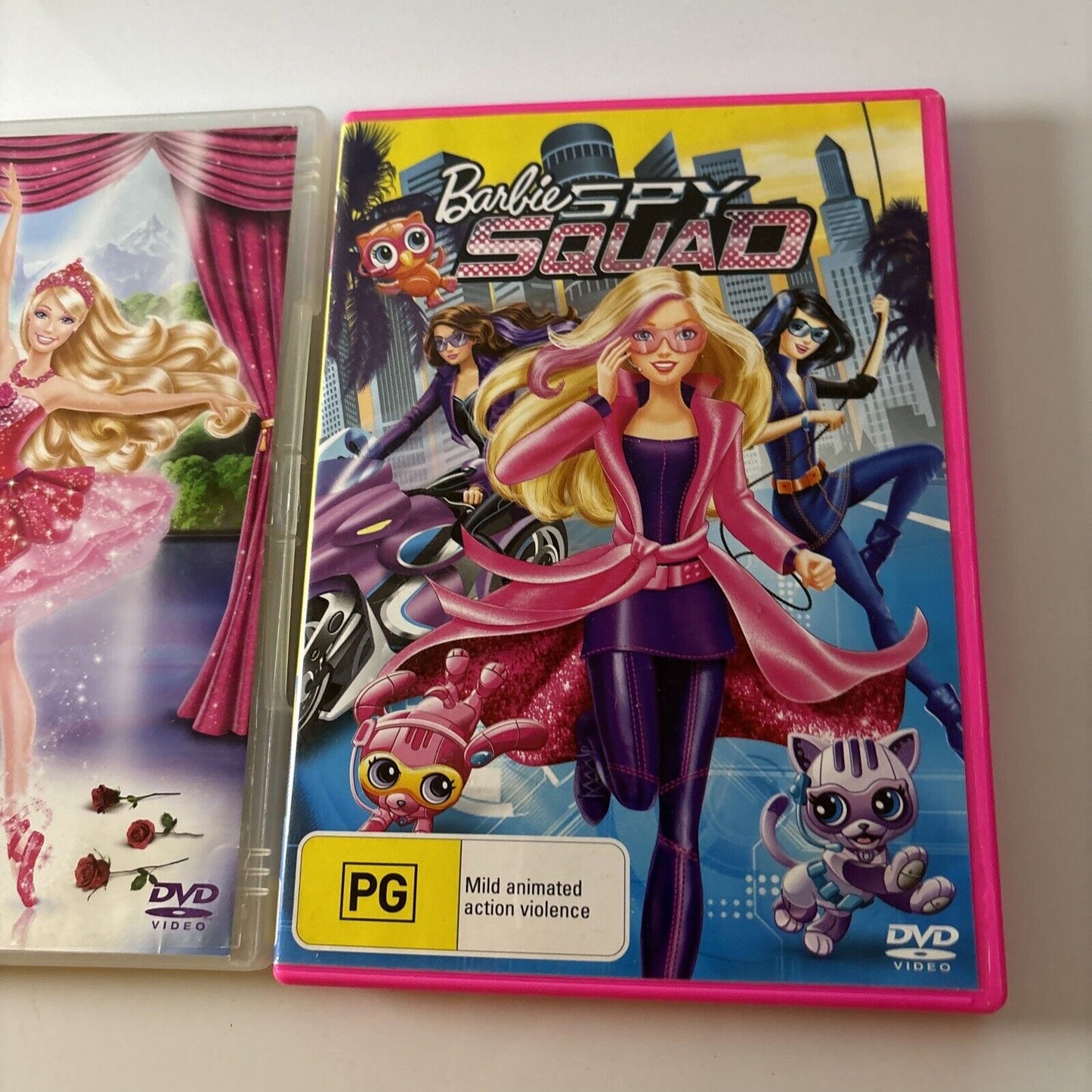 Barbie - Spy Squad / The Pink Shoes (DVD, 2-Disc) Region 4 &2