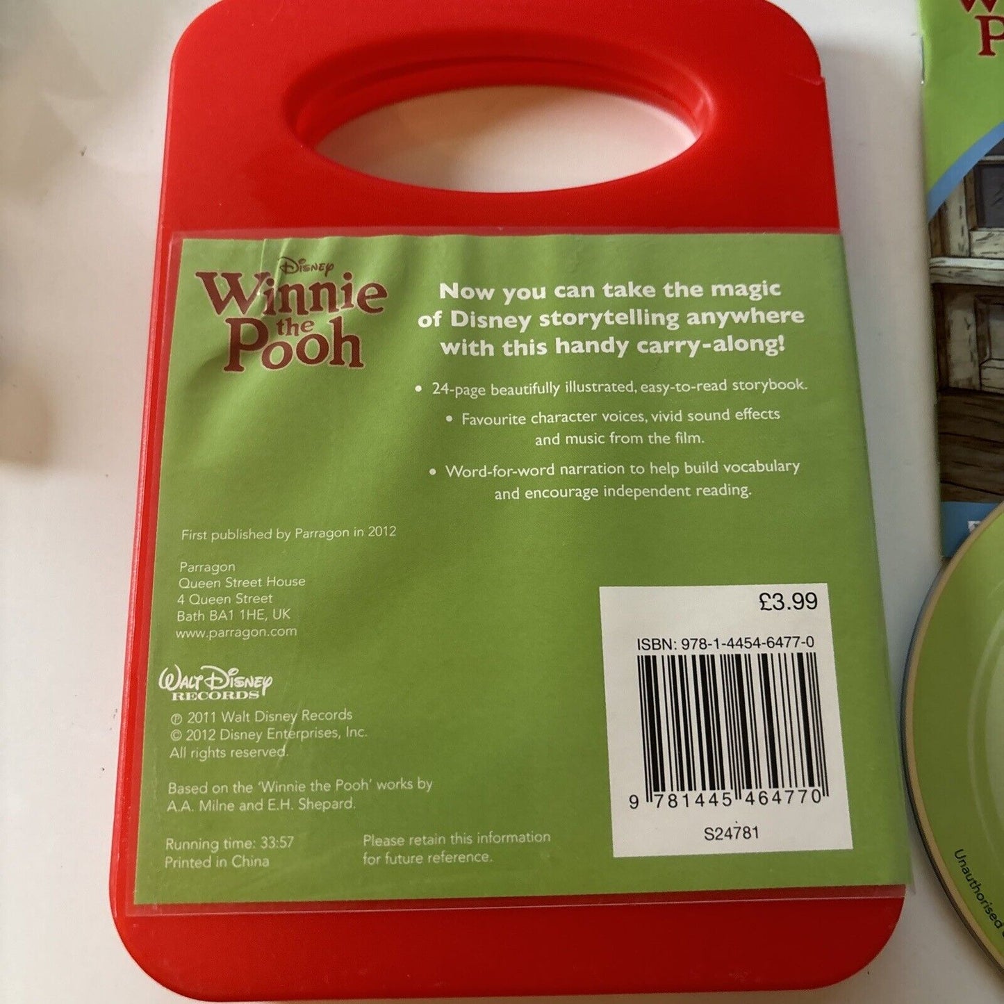 Disney Winnie the Pooh Movie Read to Me Book & CD