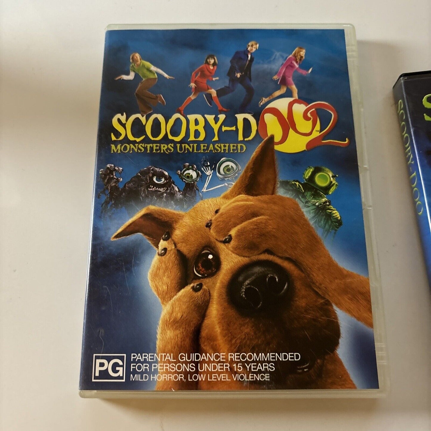 Scooby Doo 1 + 2 Monsters Unleashed (DVD, 2001) Region 4