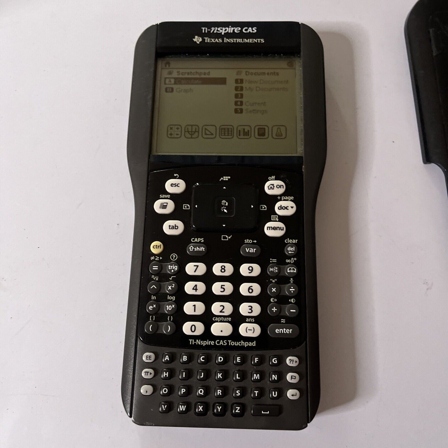 Texas Instruments Ti-nspire Cas *Works But Missing Lithium Battery & Lid*