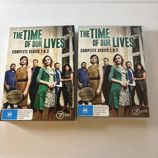 The Time Of Our Lives : Season 1 & 2 (DVD, 2014, 7-Disc) Justine Clarke Region 4