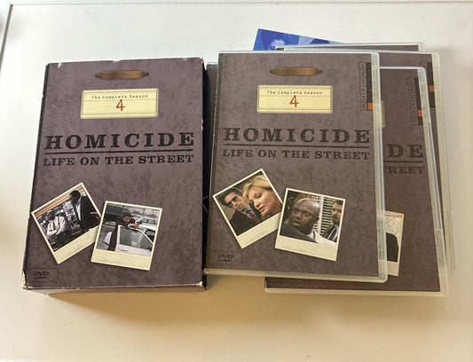 Homicide: Life On The Street - Season 4 (DVD, 2004, 6-Disc) All Regions