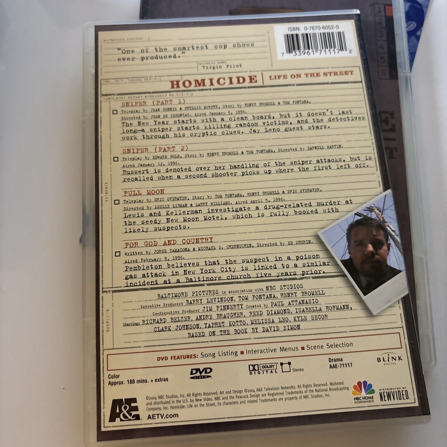 Homicide: Life On The Street - Season 4 (DVD, 2004, 6-Disc) All Regions