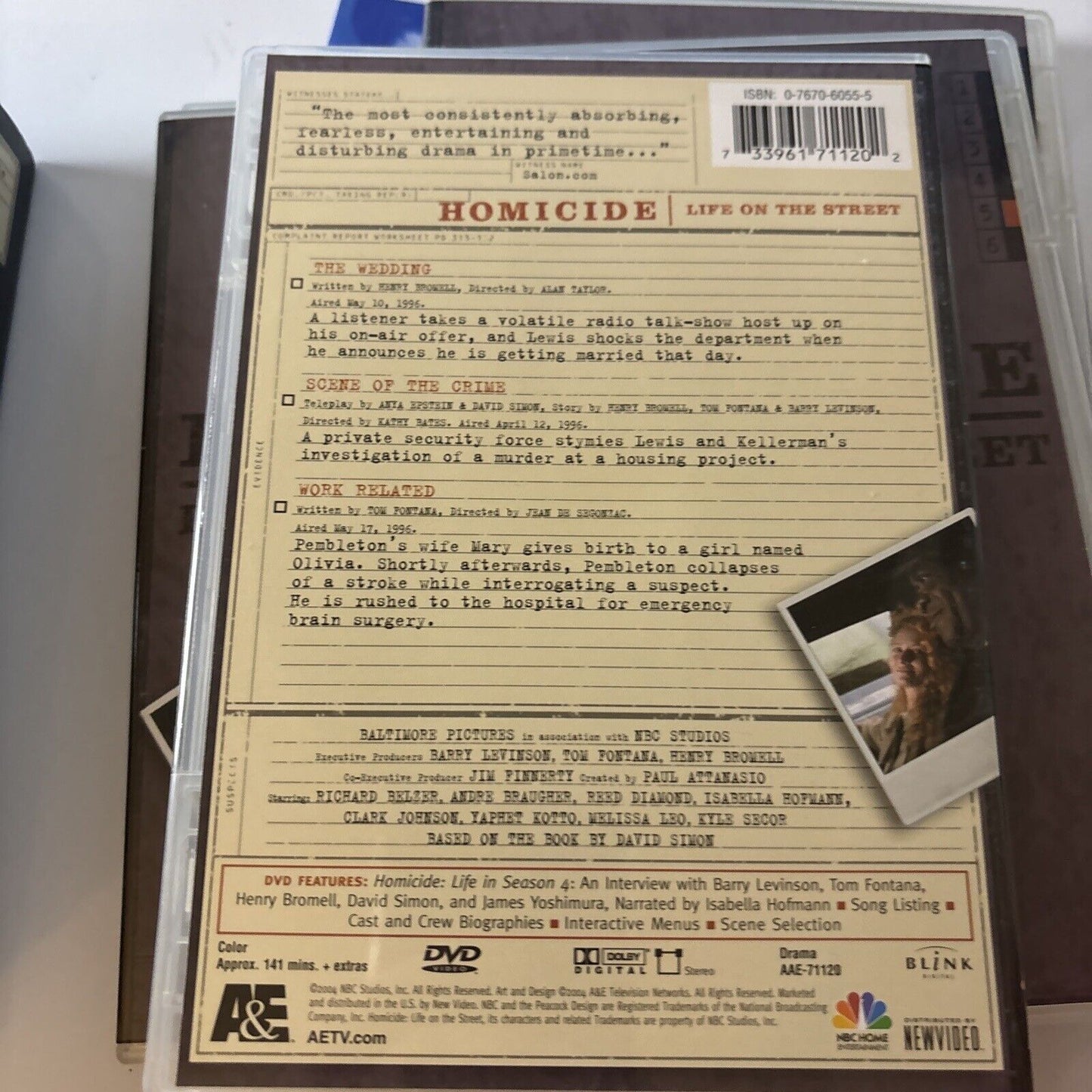 Homicide: Life On The Street - Season 4 (DVD, 2004, 6-Disc) All Regions