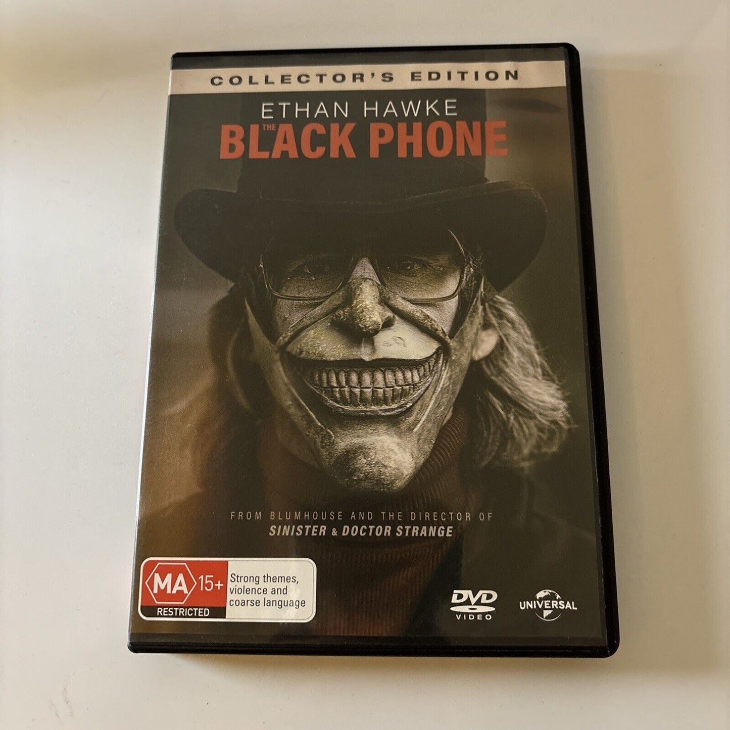 The Black Phone - Collector's Edition (DVD, 2021) Ethan Hawke NEW Region 4 &2