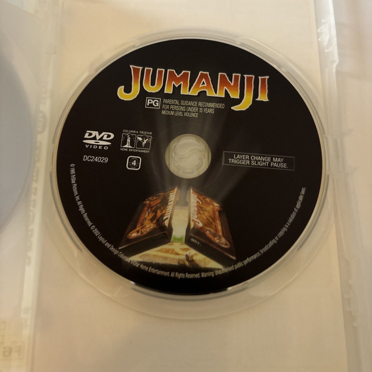 Jumanji / Zathura - A Space Adventure (DVD, 1995) Region 4