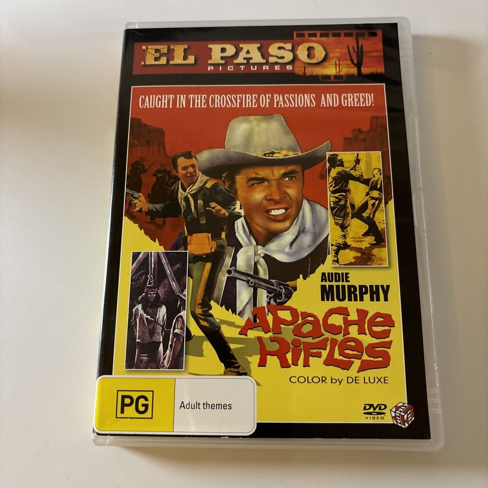 Apache Rifles (DVD, 1964) Audie Murphy NEW All Regions – Retro Unit