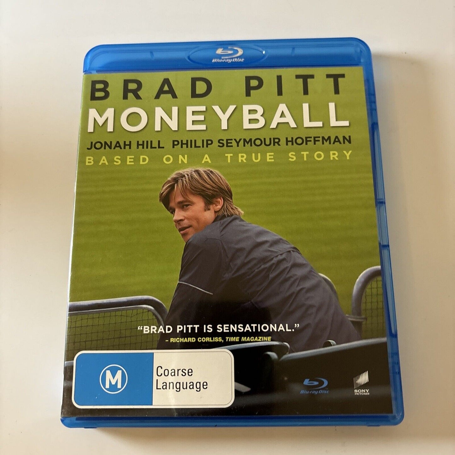 Moneyball (Blu-ray, 2011) Brad Pitt, Chris Pratt, All Regions