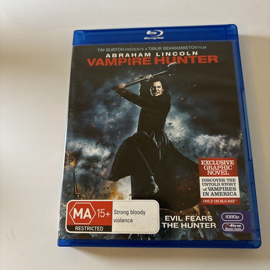 Abraham Lincoln - Vampire Hunter (Blu-ray, 2012) Benjamin Walker Region B