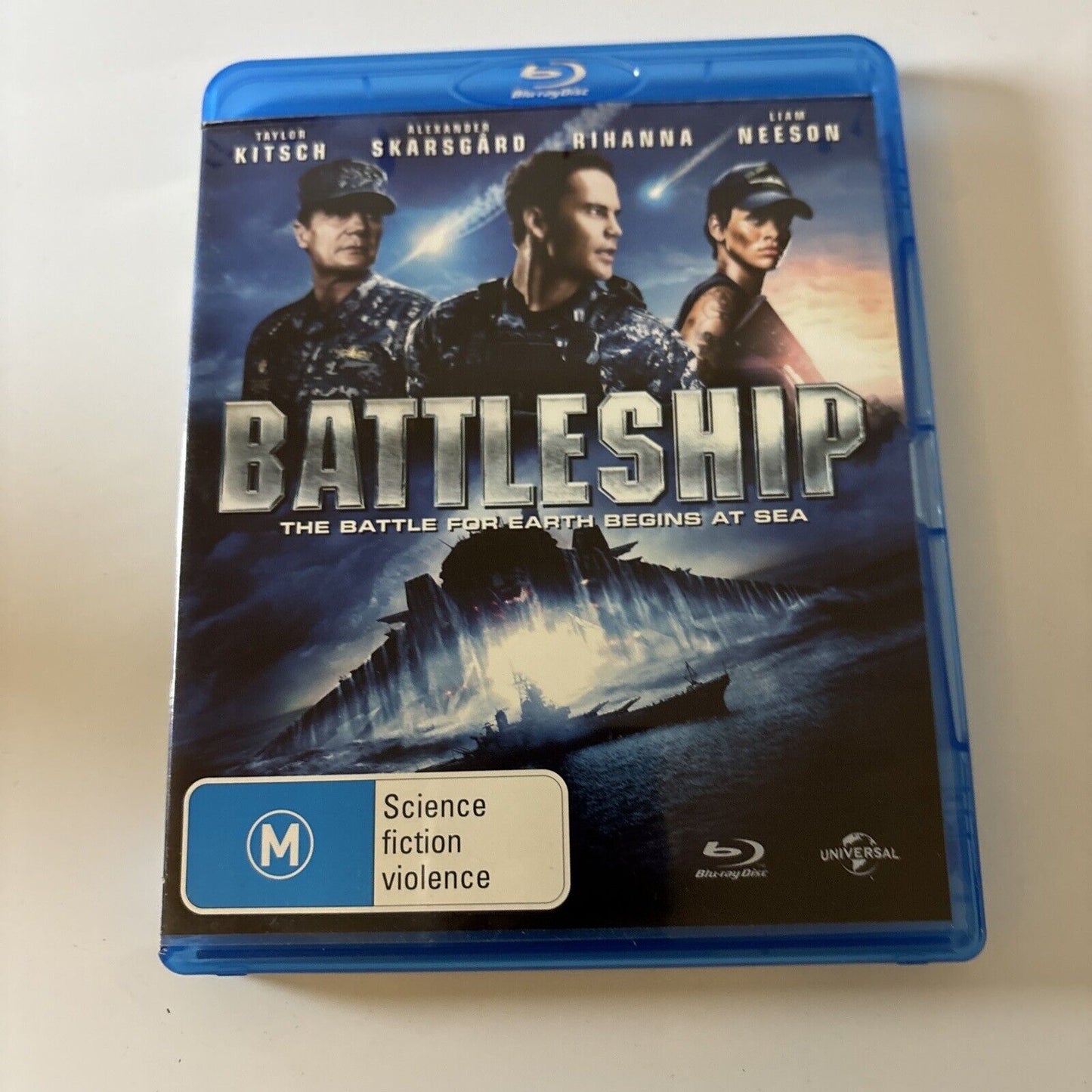 Battleship (Blu-ray, 2012) Liam Neeson, Alexander Skarsgard  Region B