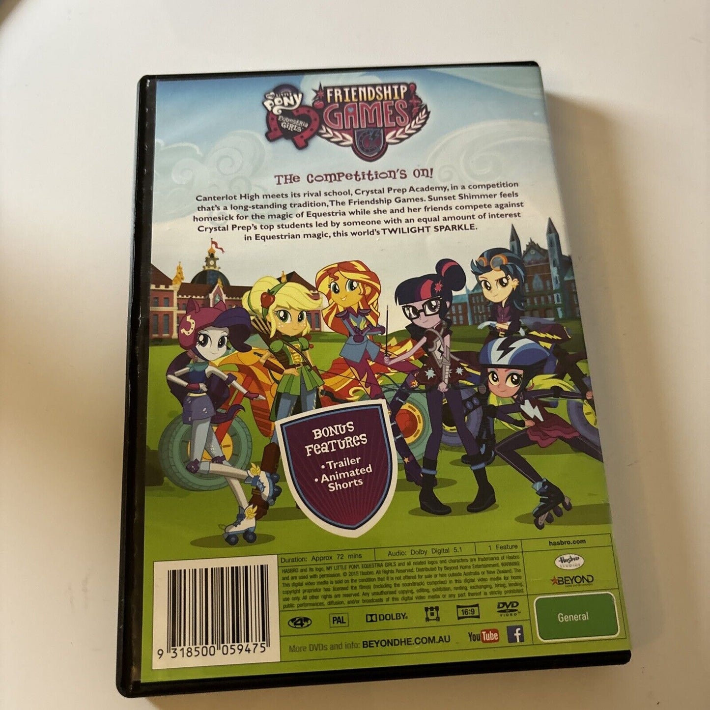 My Little Pony - Equestria Girls - Friendship Games (DVD, 2015) Region 4