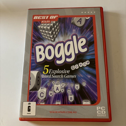Boggle - 5 Explosive Word Search Games PC CDROM