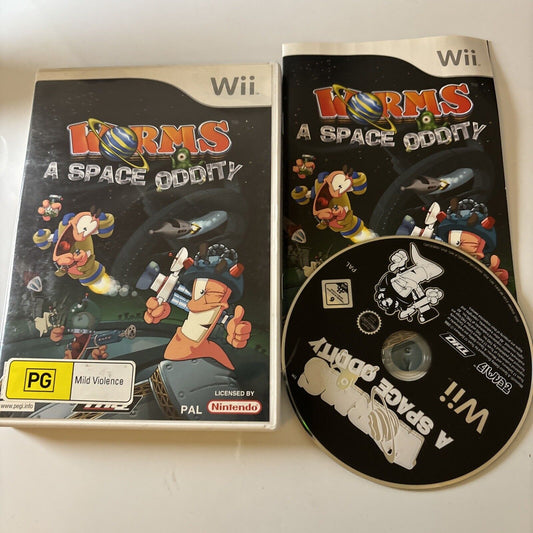 Worms - A Space Oddity - Nintendo Wii - With Manual PAL