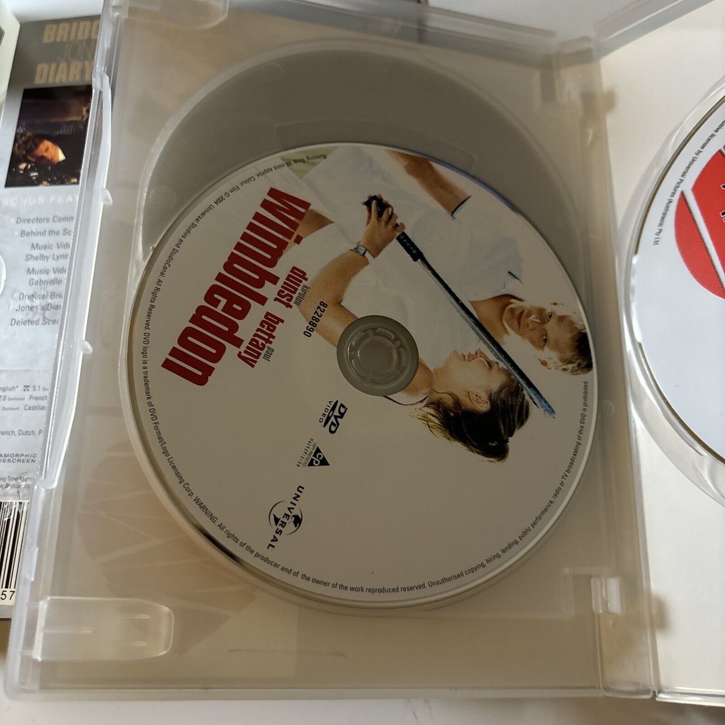 Love Actually / Wimbledon / Bridget Jones's Diary (DVD, 2003) Region 4 &2