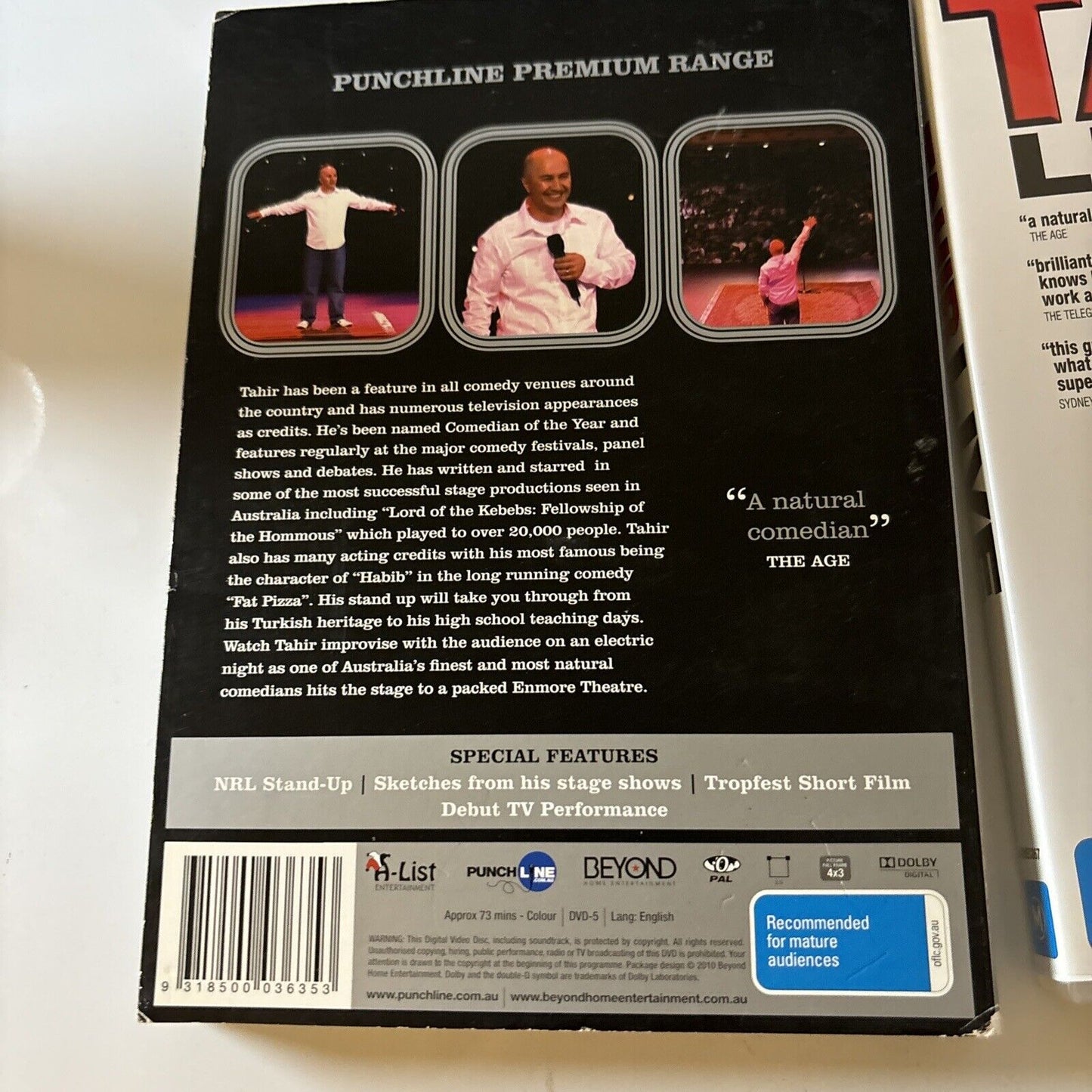 *Signed Copy* Tahir - Tahir Live (DVD, 2010) Region 4