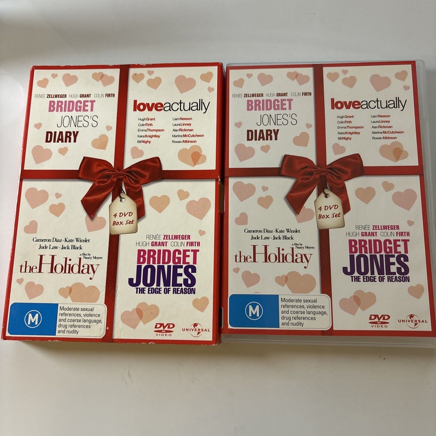 Bridget Jones's Diary & Edge Of Reason / Love Actually / The Holiday DVD Region4