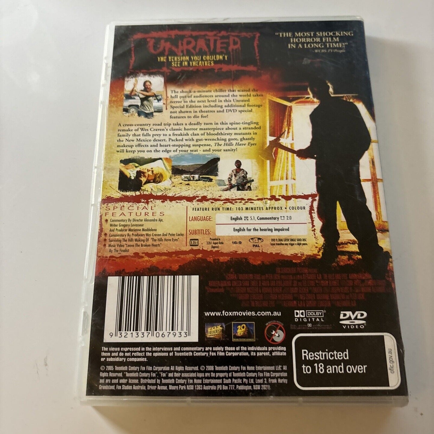 The Hills Have Eyes - Unrated (DVD, 2006) Region 4