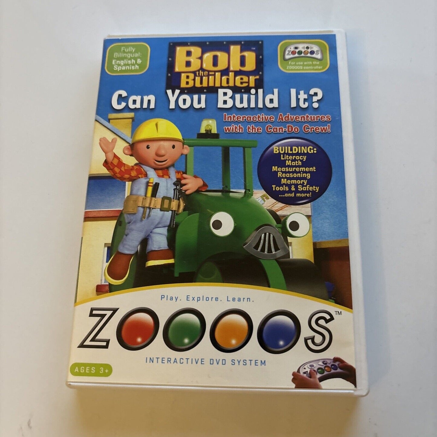 Bob The Builder ZOOOOS Bilingual Interactive DVD System All Regions