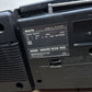 Sanyo MW235F Stereo Double Cassette Recorder Radio *Tape Has Static Sound*