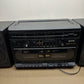 Sanyo MW235F Stereo Double Cassette Recorder Radio *Tape Has Static Sound*