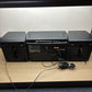 Sanyo MW235F Stereo Double Cassette Recorder Radio *Tape Has Static Sound*