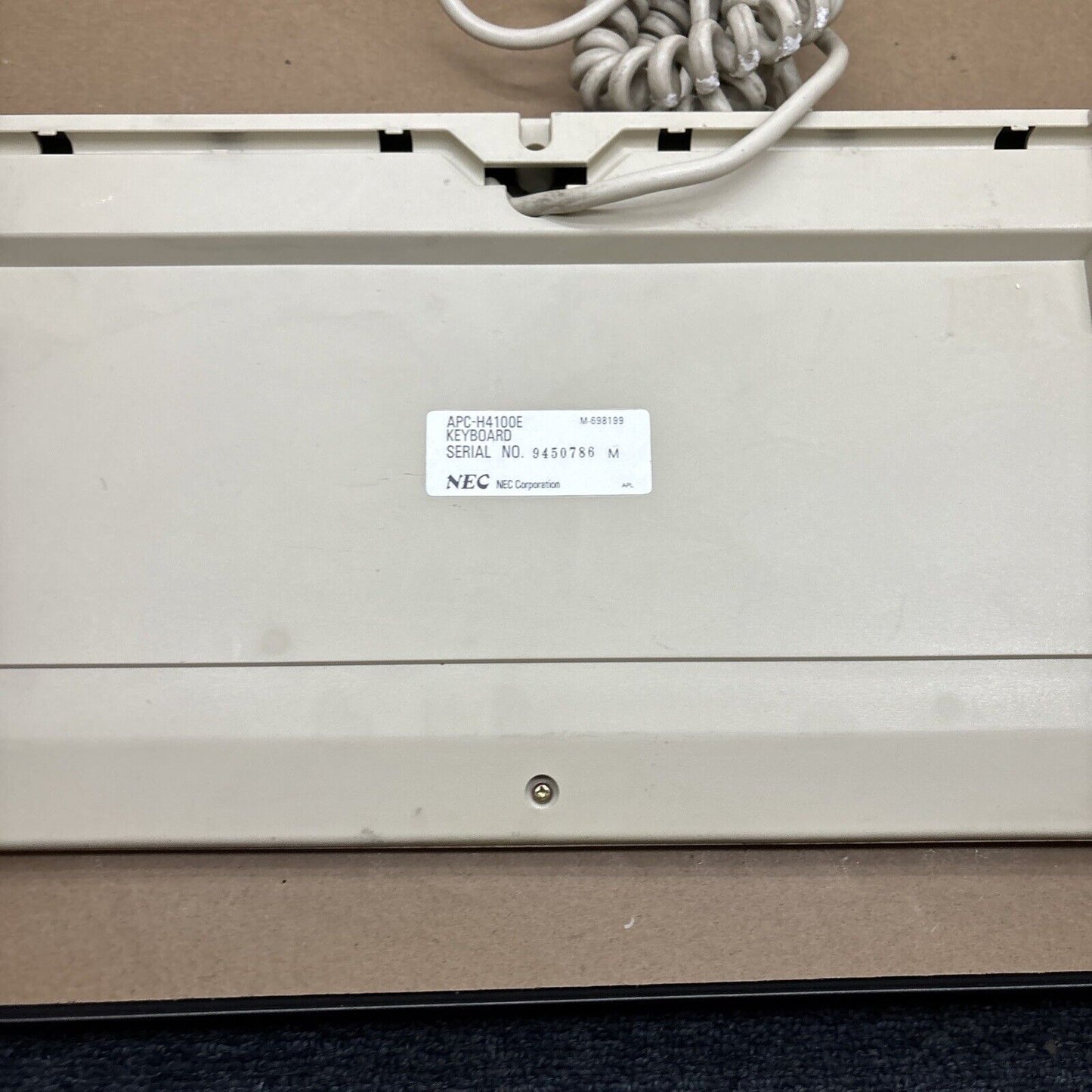 Vintage NEC APC-H4100E Mechanical Keyboard 5-Pin DIN